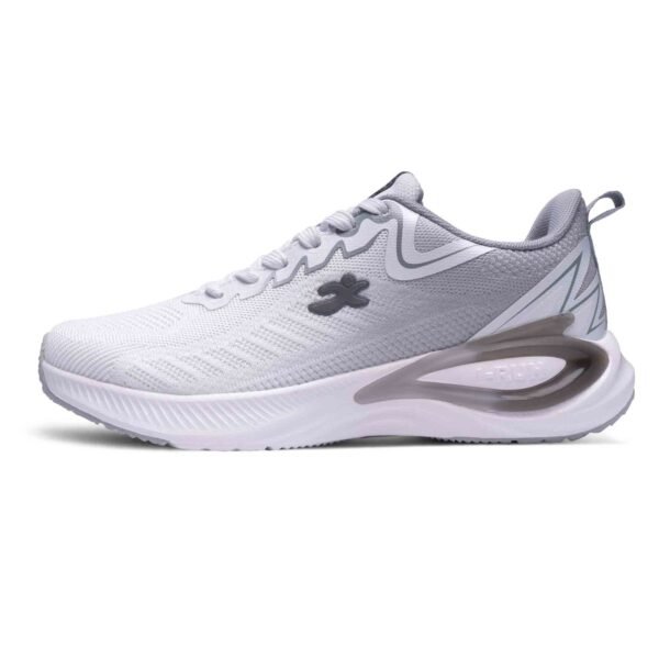 Zapatillas de running I-Run Runbbost 288M5 color blanco y grin con detalles marrones - Izquierda