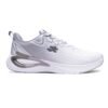 Zapatillas de running I-Run Runbbost 288M5 color blanco y grin con detalles marrones - Derecha