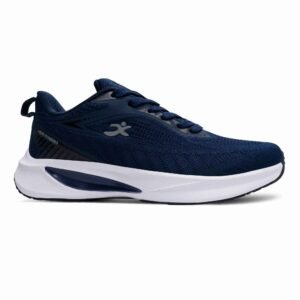Zapatillas de running I-Run Voltrunner 269M3 color azul con detalles en gris y blanco - Derecha